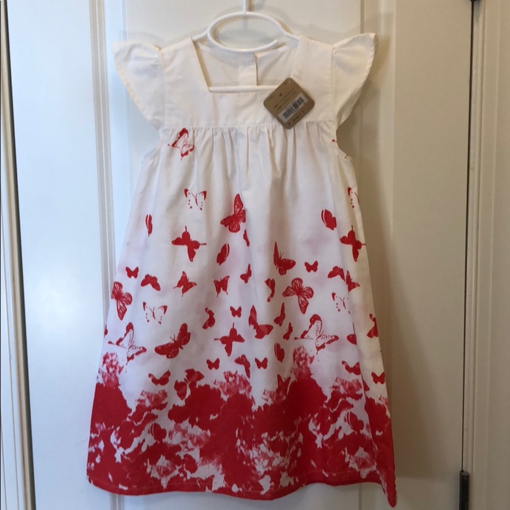 Butterfly dress for girls 4T